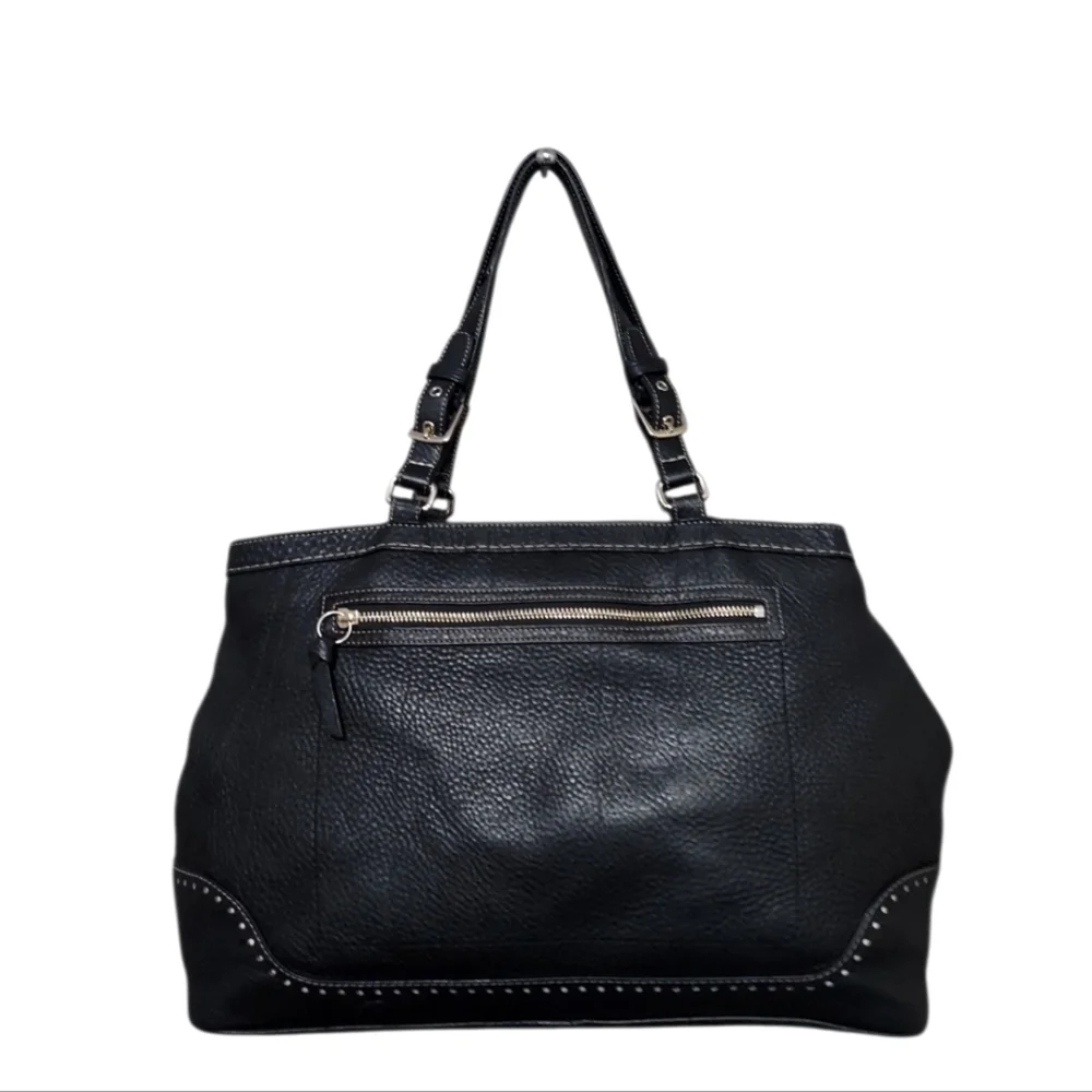 Coach Vintage Travel Y2K Large Size Hamptons Zip Biz Carryall Great Cond - Picture 3 of 12